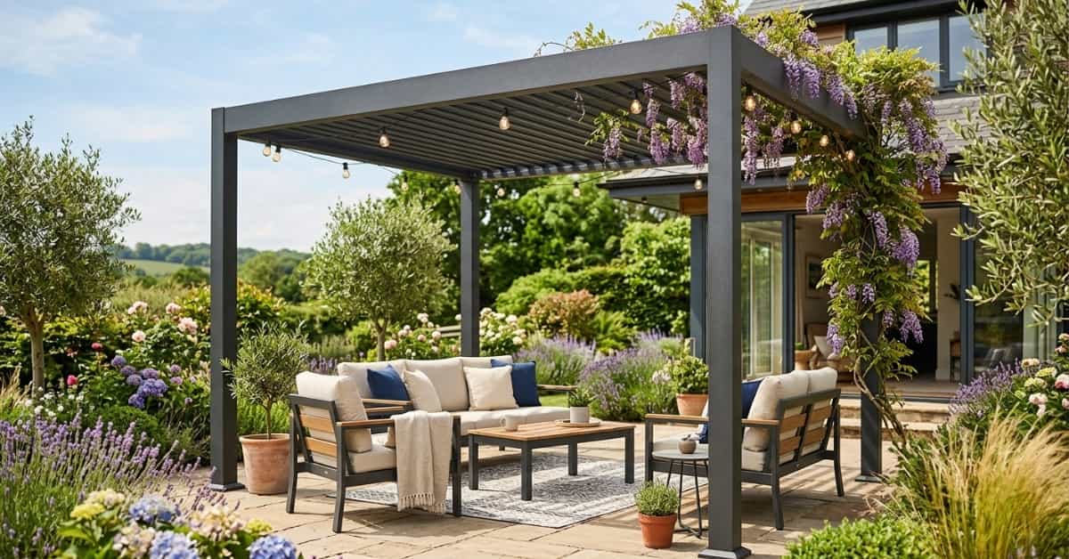 Powder Coated Pergolas